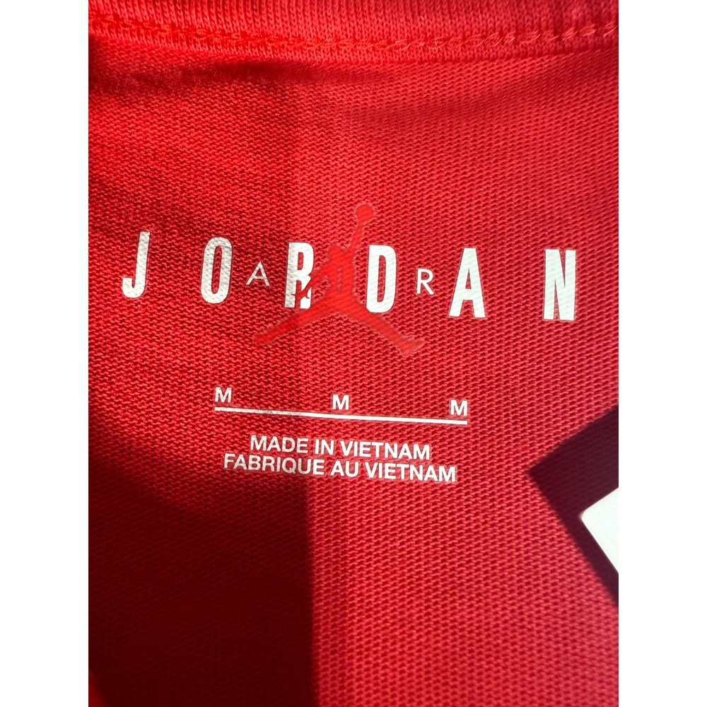 Jordan Mens TShirt Red Michael Jordan Graphic Print Air Jordan BRAND NEW Size M - Picture 9 of 11
